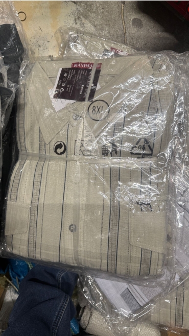 camasa maneca scurta barbati batal 4xl-8xl 5/set