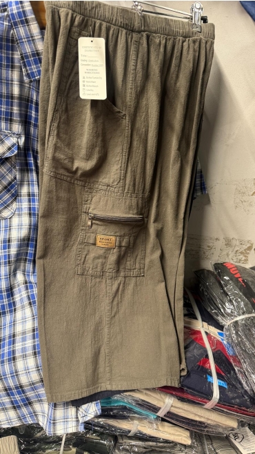 pantaloni 3/4 barbati xl-5xl 5/set