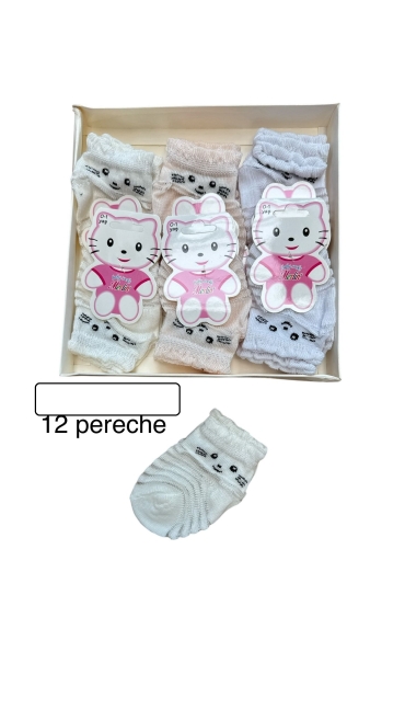set 12 perechi sosete bebe 2/set