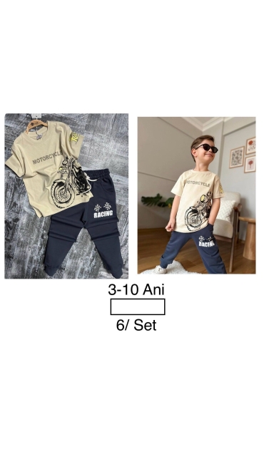 compleu baieti 3-10 ani 6/set