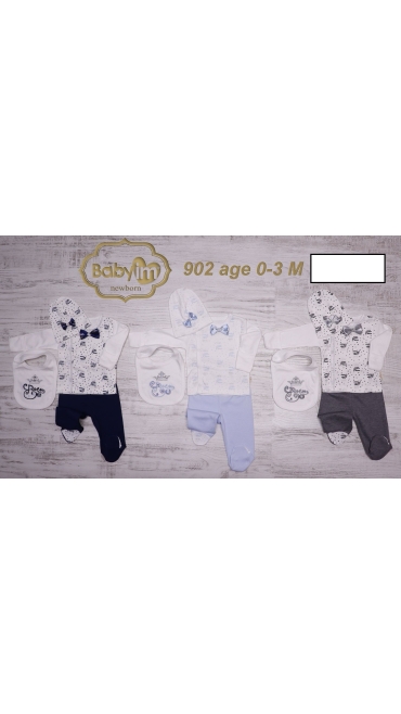 compleu bebe 0-3 luni 3/set