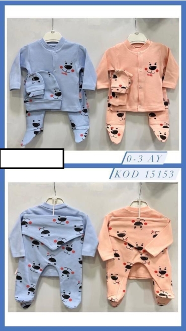 compleu bebe 0-3 luni 3/set