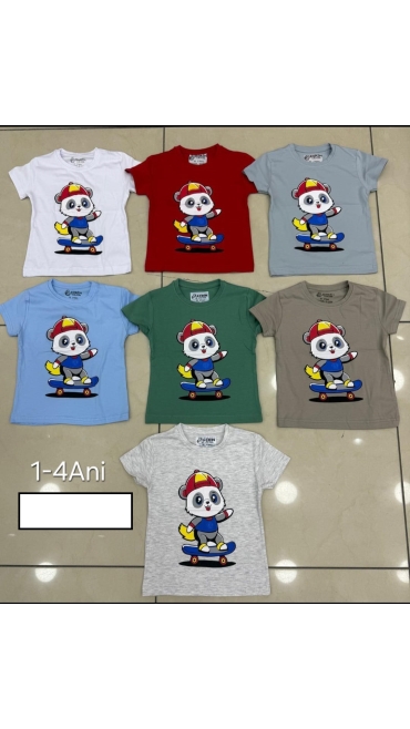 tricou baieti 1-4 ani 4/set