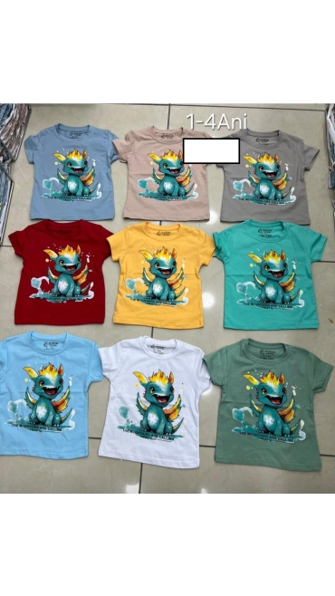 tricou baieti 1-4 ani 4/set