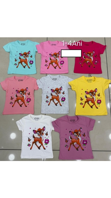 tricou fete 1-4 ani 4/set
