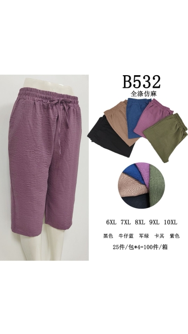 pantaloni dama batal 3/4 6xl-10xl 5/set