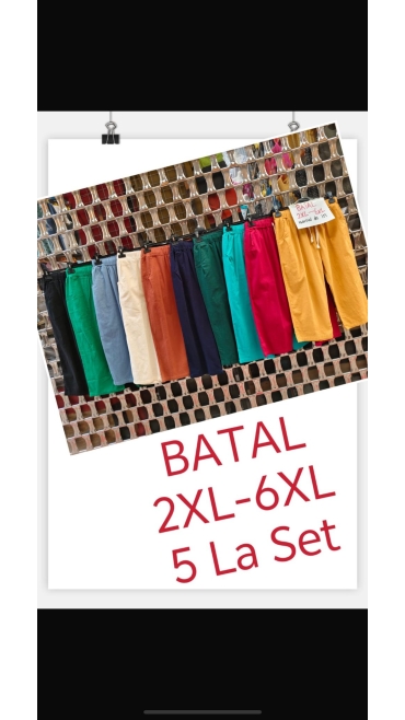 pantaloni 3/4 dama 2xl-6xl 5/set
