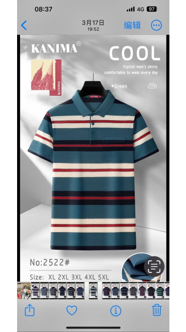 tricou barbati xl-5xl 5/set