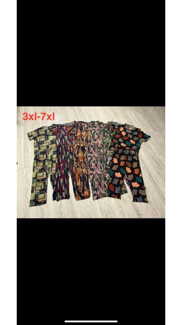 compleu pantalon dama 3xl-7xl 5/set