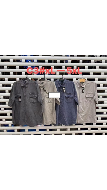 camasa barbati maneca scurta xl-5xl 5/set