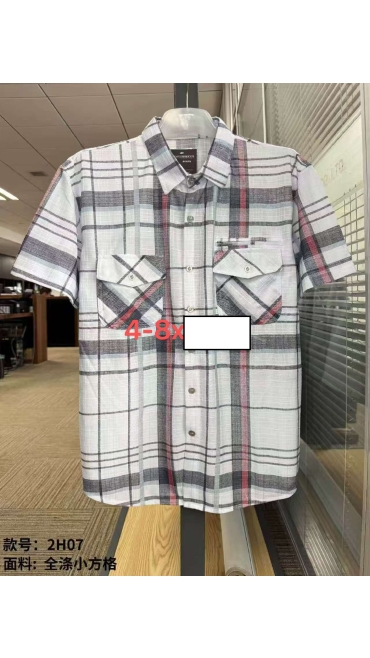 camasa barbati maneca scurta 4xl-8xl 5/set