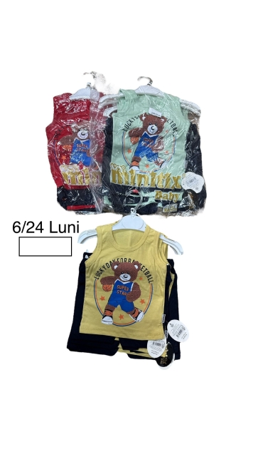 compleu baieti 6-24 luni 4/set