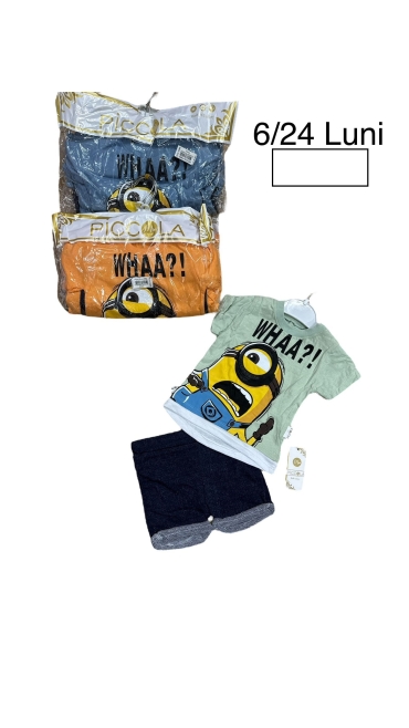 compleu baieti 6-24 luni 4/set