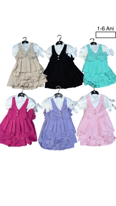 compleu fete 1-6 ani 4/set