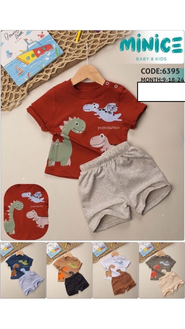 compleu baieti 6-18 luni 4/set