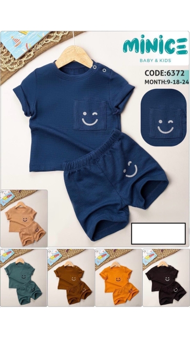 compleu baieti 6-18 luni 4/set