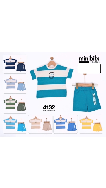 compleu baieti 6-18 luni 4/set