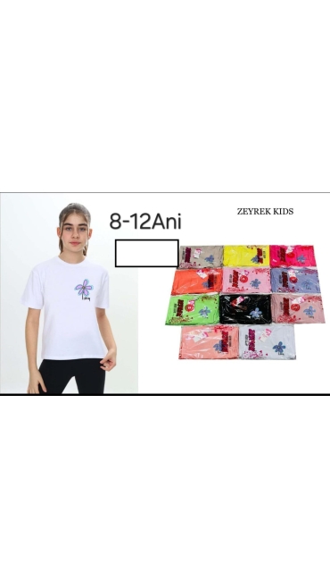 tricou fete 8-12 ani 5/set