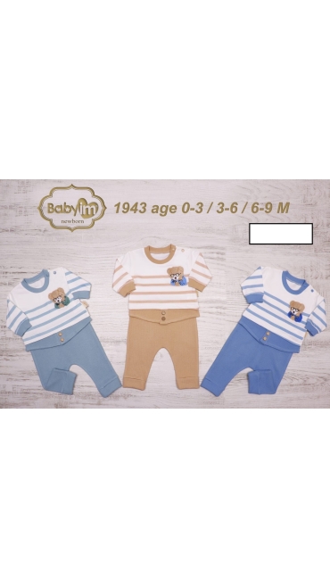 compleu bebe 0-9 luni 3/set