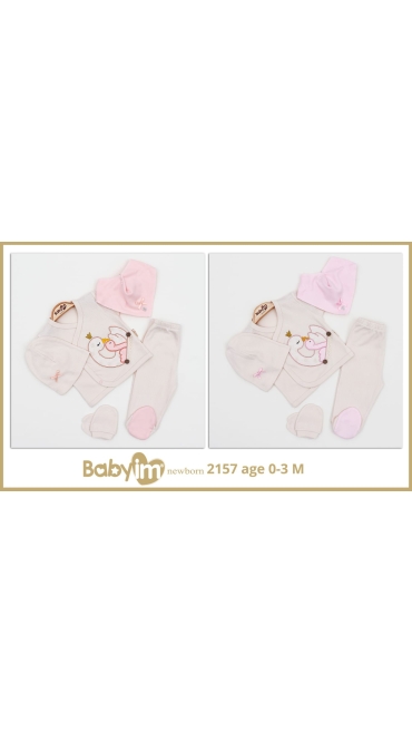 compleu bebe 0-3 luni 3/set