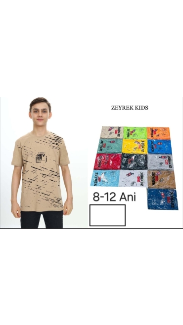 tricou baieti 8-12 ani 5/set