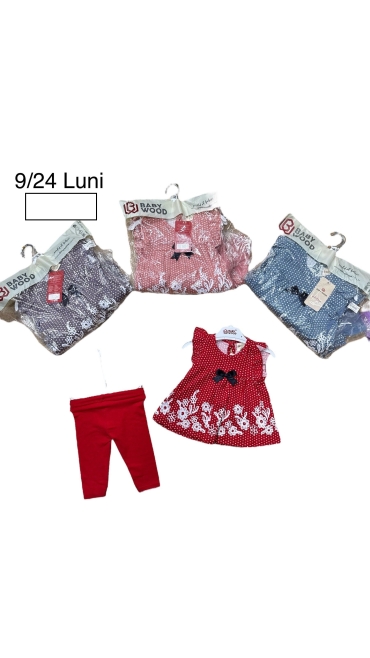 compleu fete 9-24 luni 4/set
