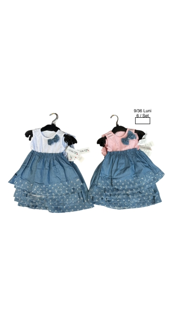 rochie fete 9-36 luni 6/set