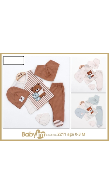 compleu bebe 0-3 luni 3/set