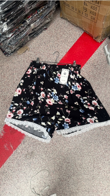 pantaloni scurti dama 5xl-10xl culori combinate 12/set