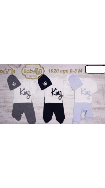 compleu bebe 0-3 luni 3/set