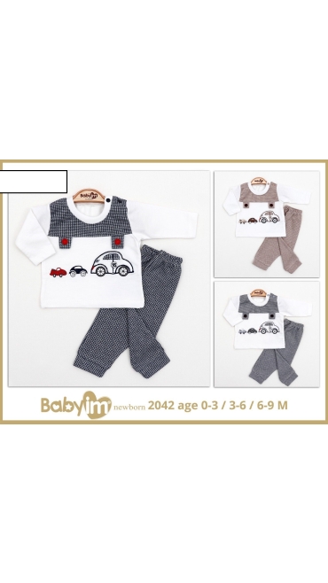 compleu bebe 0-9 luni 3/set