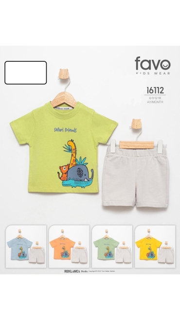 compleu baieti 6-18 luni 4/set