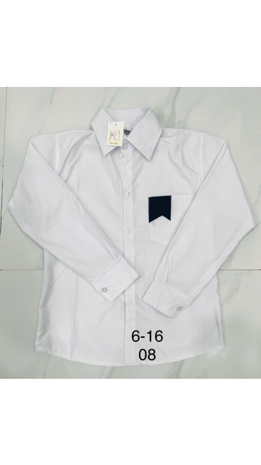 camasa alba copii scoala 6-16 ani 6/set