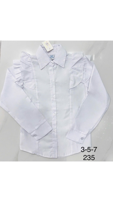 camasa alba copii scoala 3-7 ani 6/set