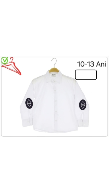camasa alba baieti scoala 10-13 ani 4/set