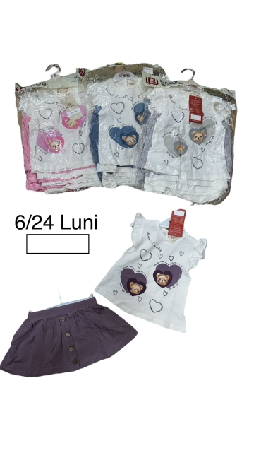 compleu fete 6-24 luni 4/set