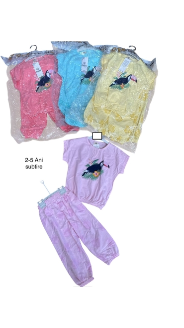 compleu fete 2-5 ani 4/set