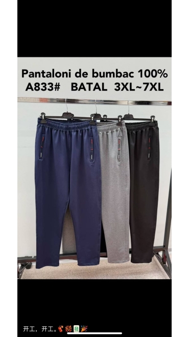 pantaloni trening barbati 3xl-7xl 5/set