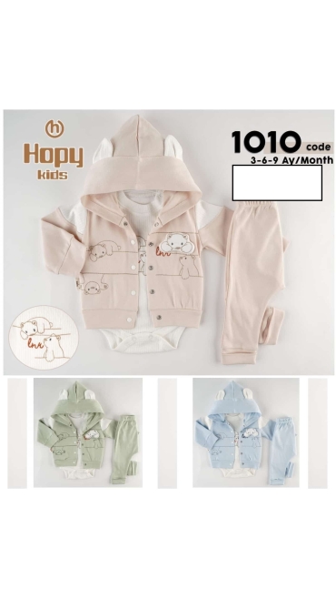 compleu bebe 3-9 luni 3/set