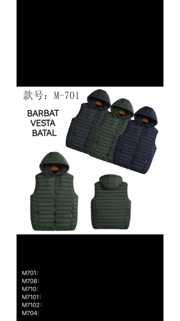 vesta barbati batal 4xl-8xl 5/set