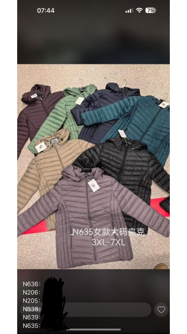 geaca dama 3xl-7xl 5/set