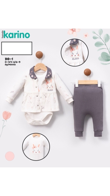 compleu bebe 0-9 luni 3/set