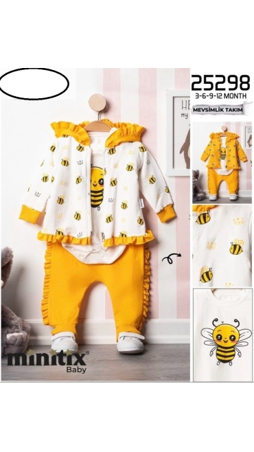 compleu bebe 3-12 luni 4/set
