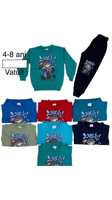 compleu baieti vatuit 4-8 ani 5/set