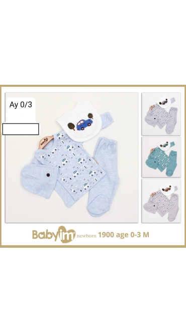 compleu bebe 0-3 luni 3/set