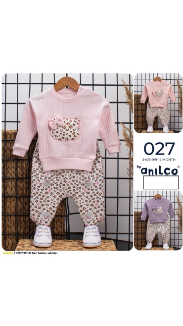 compleu copii 3-12 luni 3/set