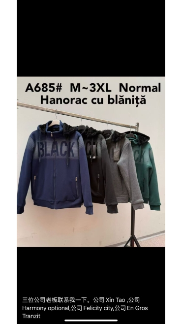 hanorac barbati blanita m-3xl 5/set