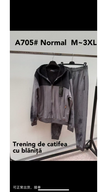 trening barbati catifea imblanit m-3xl 5/set