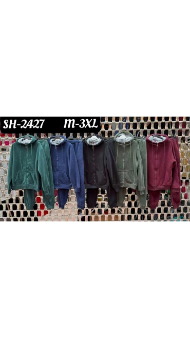 trening dama catifea imblanit m-3xl 5/set