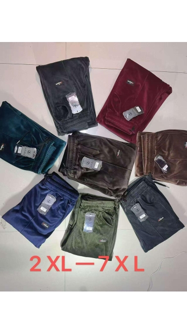 pantaloni trening dama catifea blana 2xl-7xl 6/set